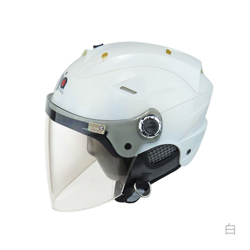 《遠古騎士》華泰 K-862V K862V 白 雪帽 安全帽 竹炭網內裡可拆洗式 安全帽