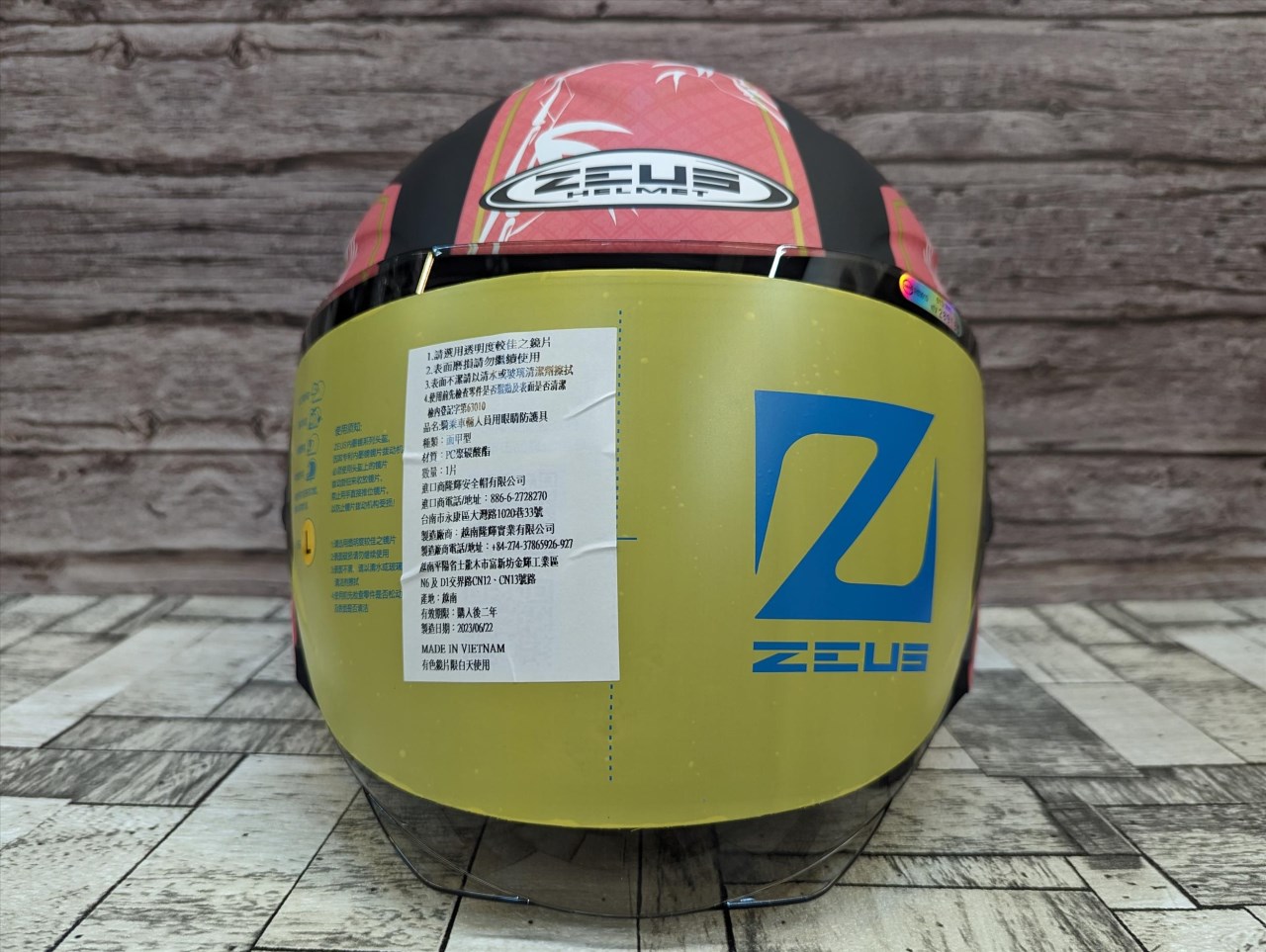 《遠古騎士》瑞獅 ZEUS 613B AJ42 招財貓 消光黑/桃紅 半罩安全帽 內襯全可拆