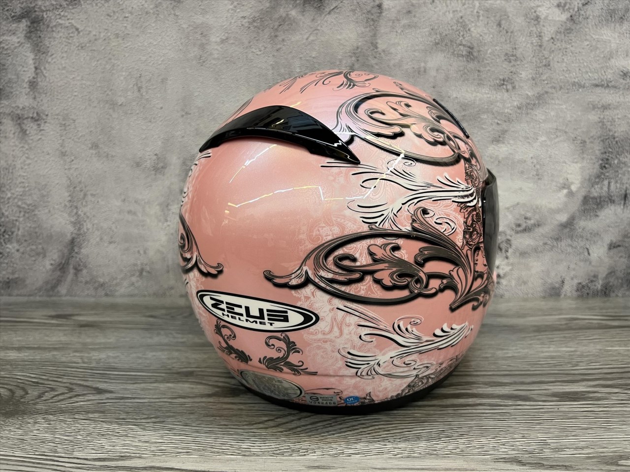 《遠古騎士》瑞獅 ZEUS 2000C F34 粉白 全罩 安全帽 超輕量化 內襯全可拆