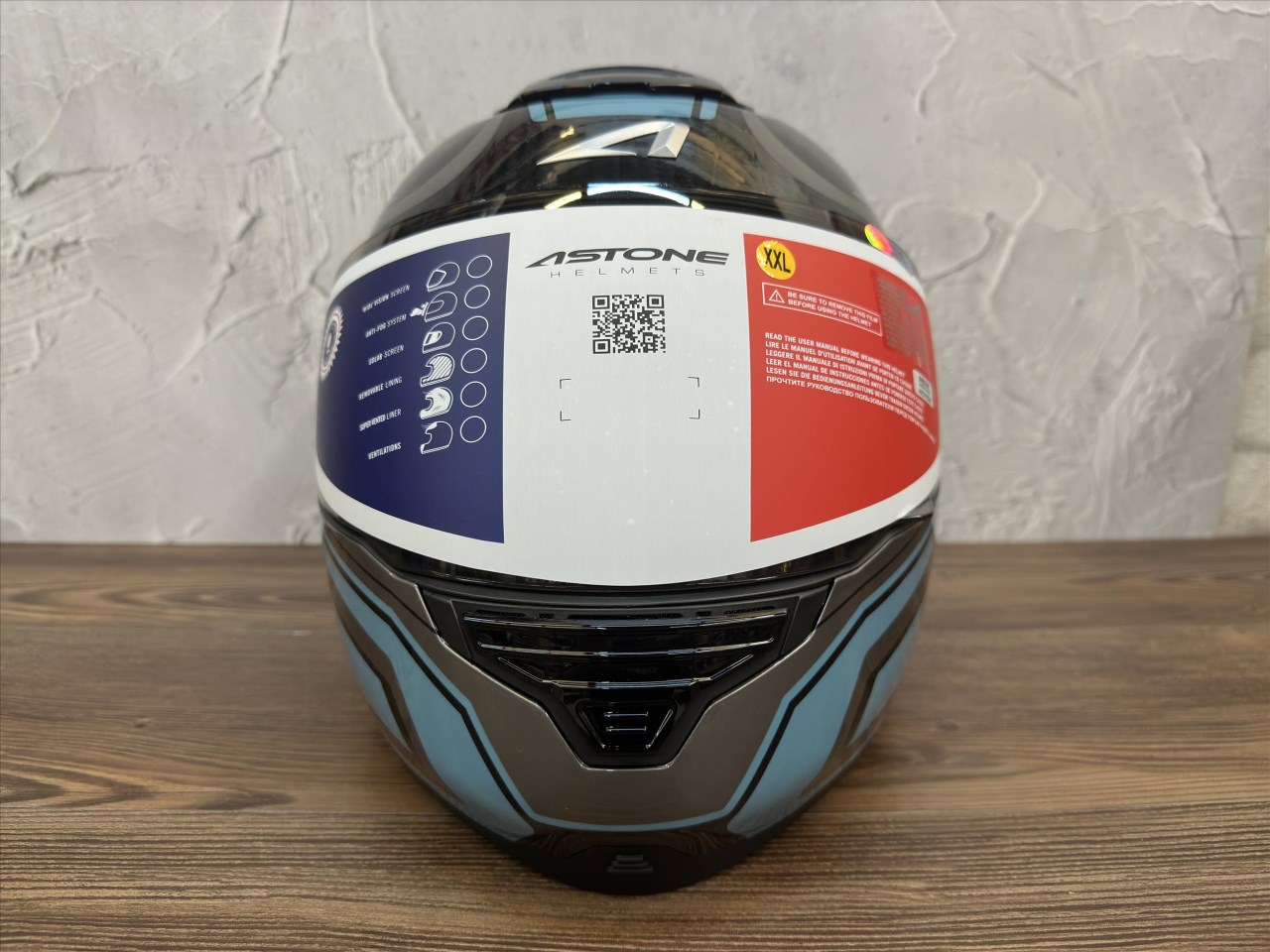《遠古騎士》ASTONE RT1500 AI7 透明碳纖藍 眼鏡溝 耳機孔 可掀式 可樂帽 安全帽