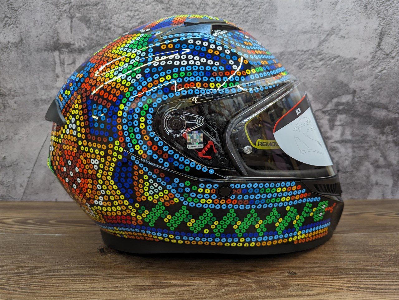 《遠古騎士》AGV K3 ROSSI WINTER TEST 2018 安全帽 全新改款 內墨片