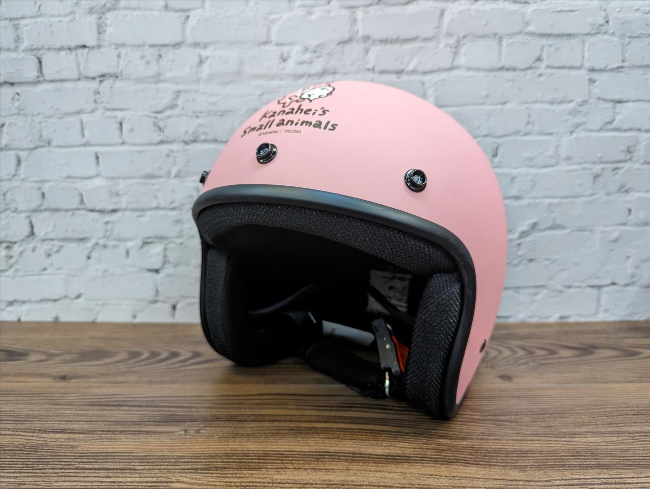 《遠古騎士》EVO CA310M 卡娜赫拉-粉紅兔兔 安全帽 半罩式 中帽體 復古帽