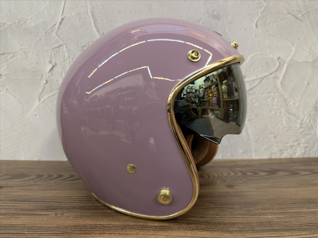 《遠古騎士》EVO CA312S CA312 VENUS+PLUS 丁香紫 內鏡電鍍 騎士帽 復古安全帽