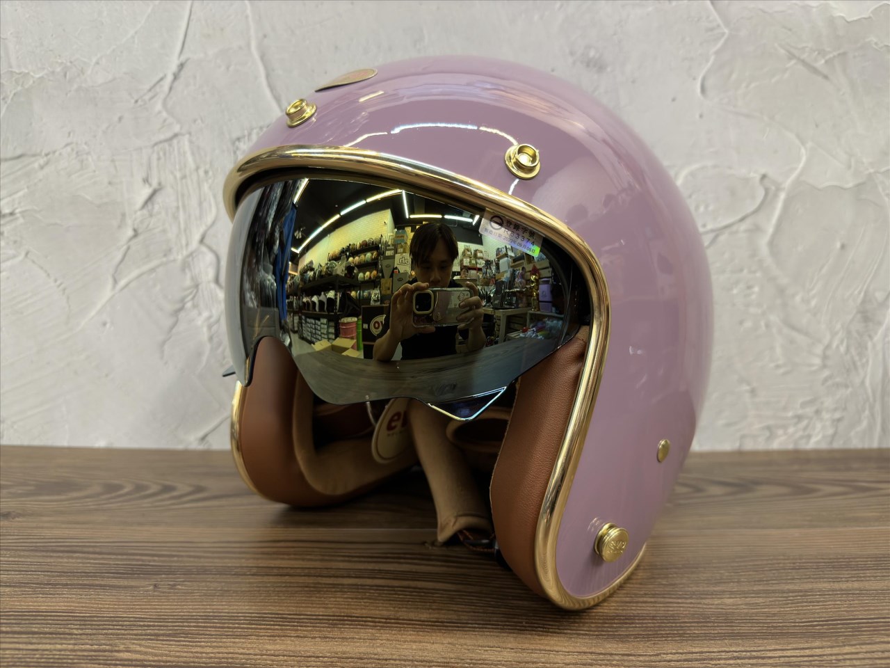 《遠古騎士》EVO CA312S CA312 VENUS+PLUS 丁香紫 內鏡電鍍 騎士帽 復古安全帽