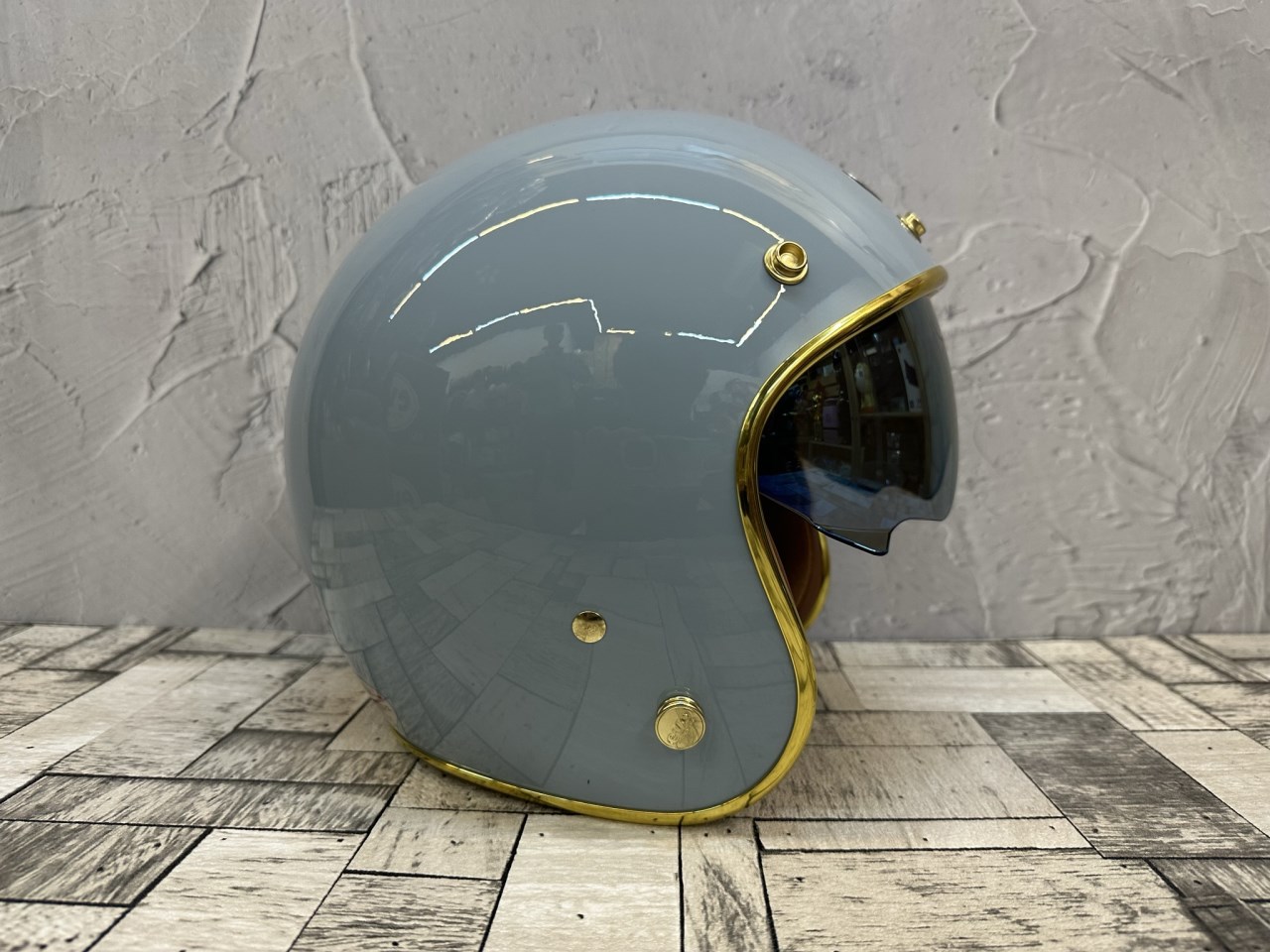 《遠古騎士》EVO CA312S CA312 VENUS+PLUS 松霧藍 內鏡電鍍 騎士帽 復古安全帽