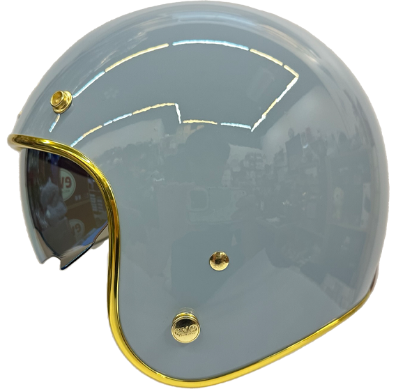 《遠古騎士》EVO CA312S CA312 VENUS+PLUS 松霧藍 內鏡電鍍 騎士帽 復古安全帽