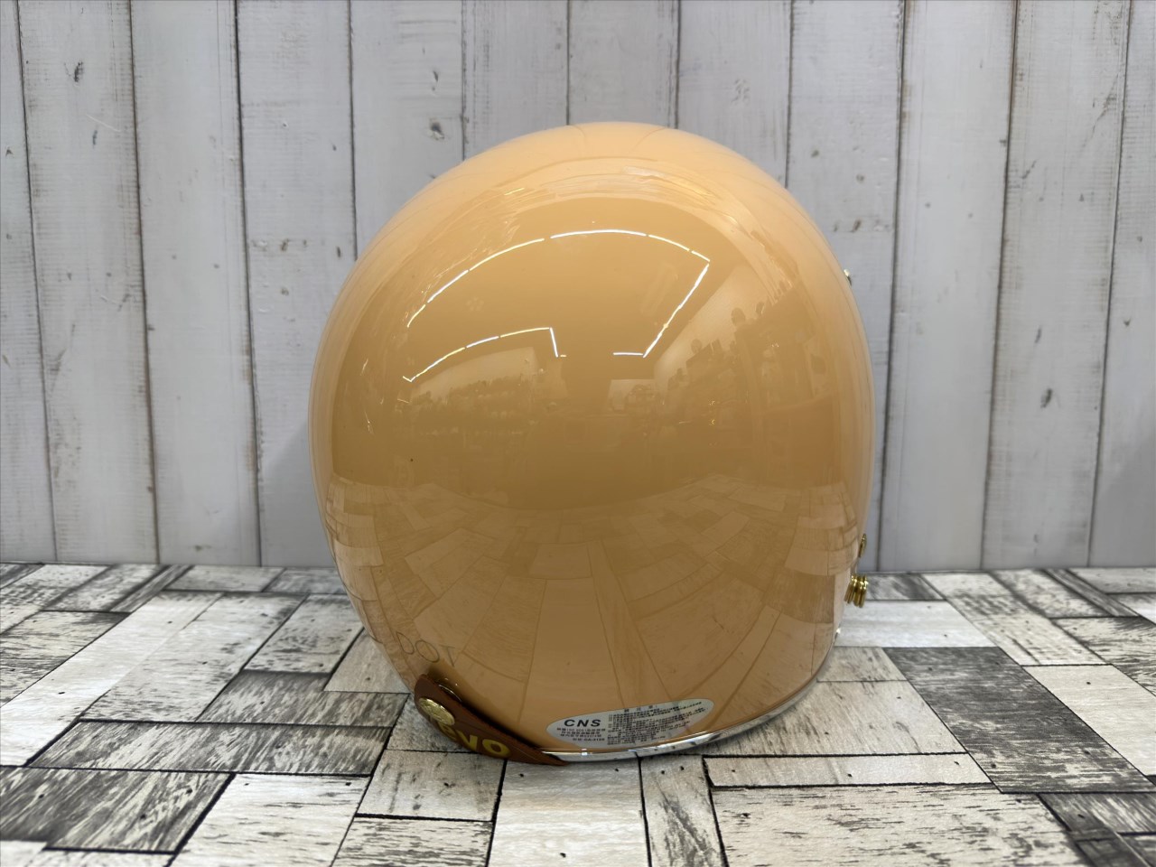 《遠古騎士》EVO CA312S CA312 維納斯VENUS 淺駝色 內鏡電鍍 安全帽 銀邊復古騎士帽