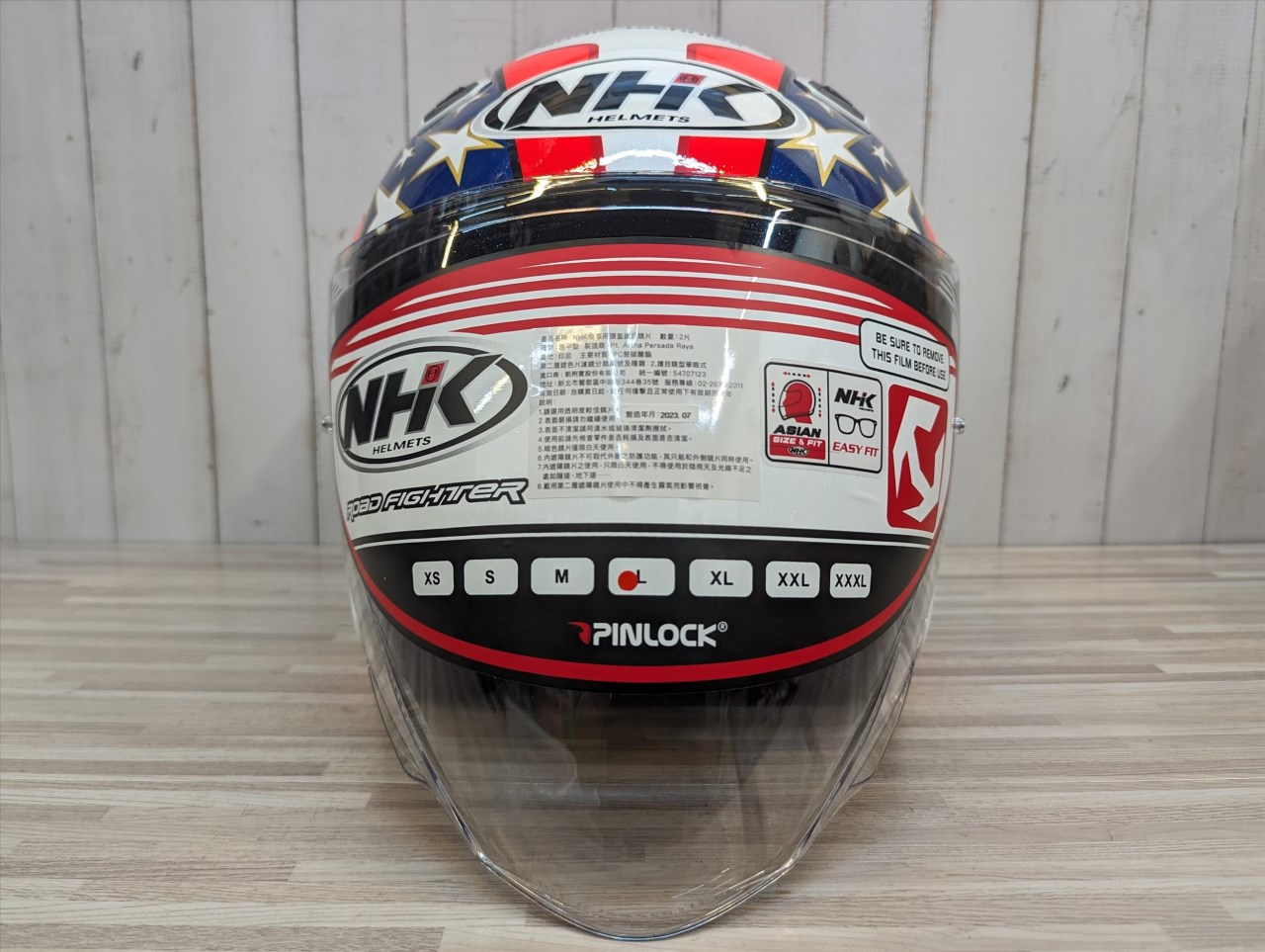 《遠古騎士》NHK S1 GP PRO AL21#7 USA 內藏墨片半罩式安全帽