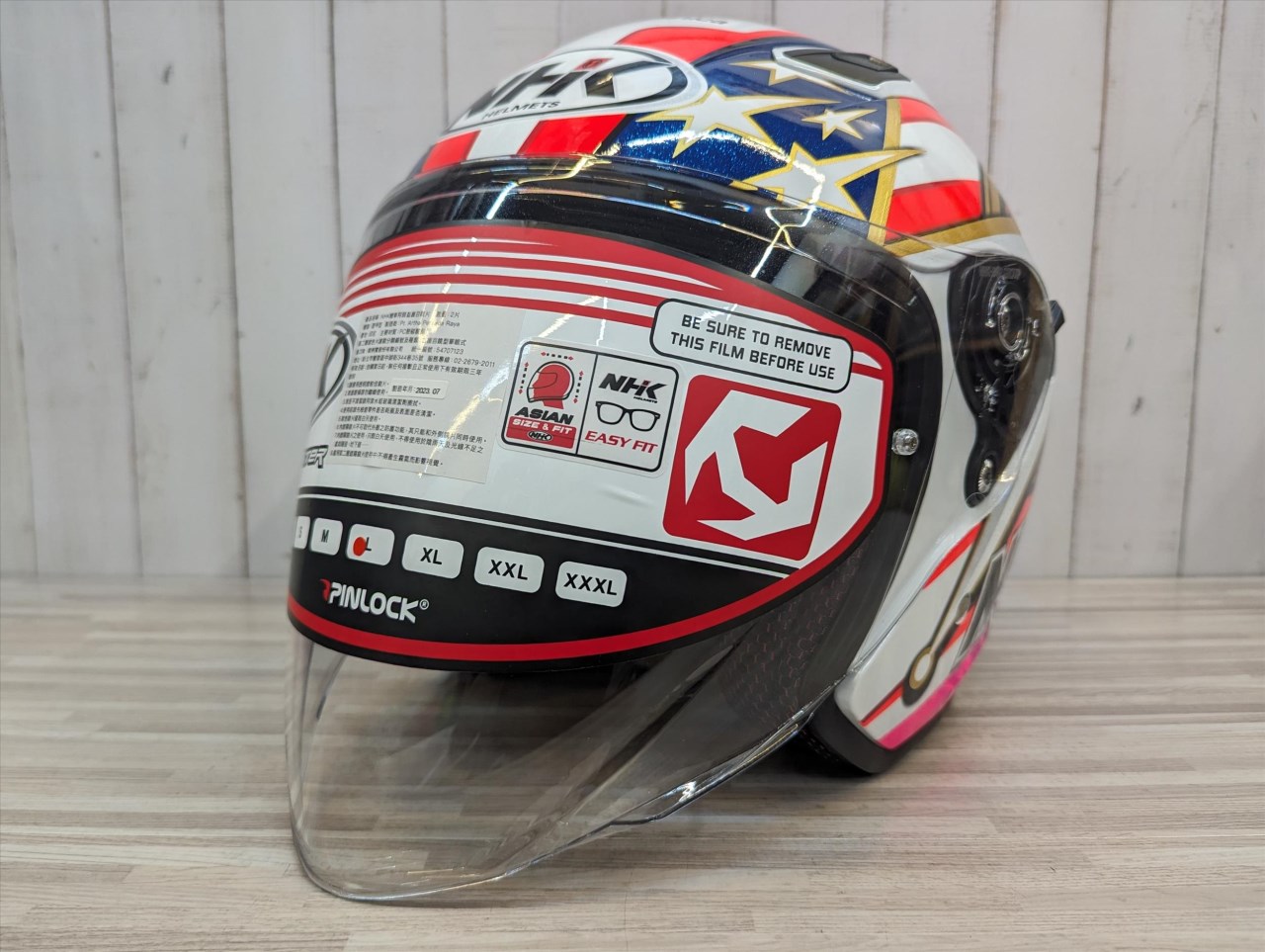 《遠古騎士》NHK S1 GP PRO AL21#7 USA 內藏墨片半罩式安全帽