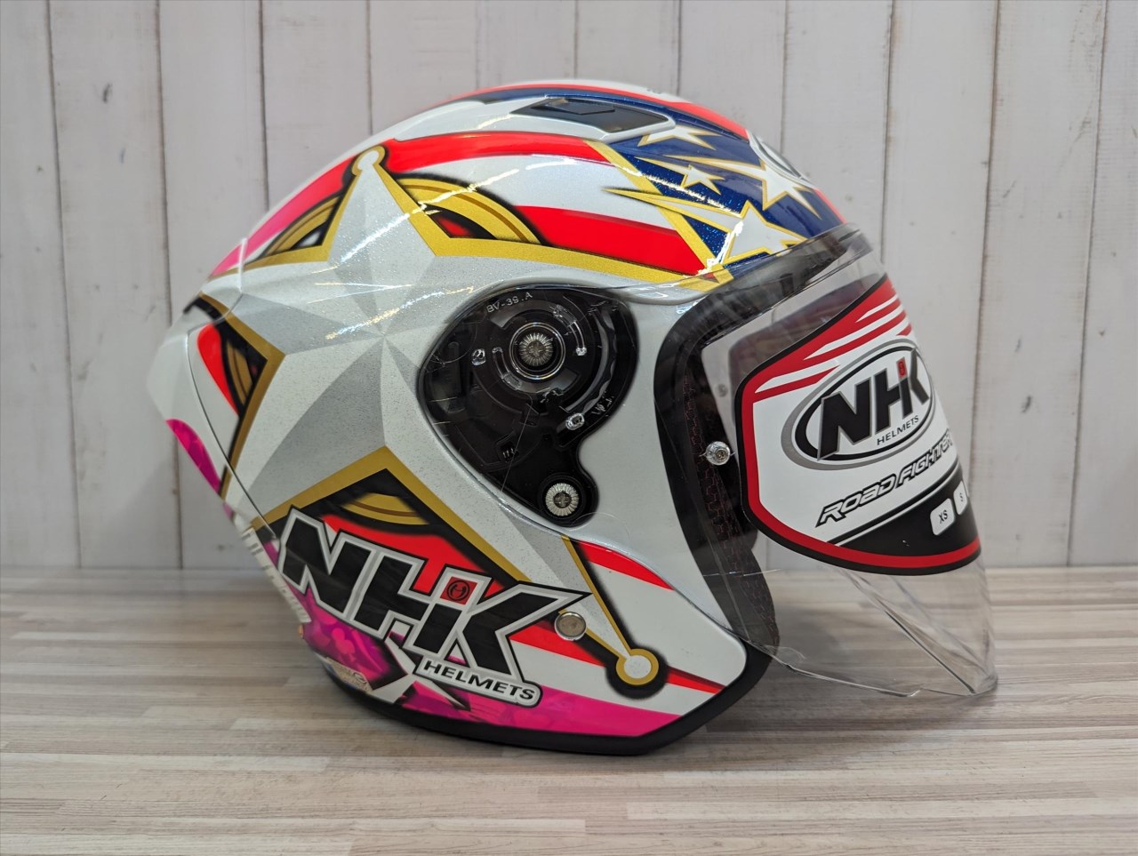 《遠古騎士》NHK S1 GP PRO AL21#7 USA 內藏墨片半罩式安全帽