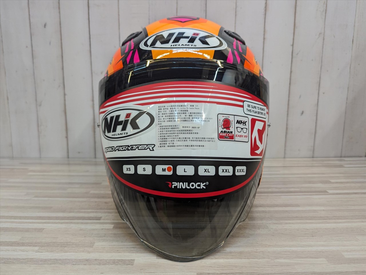 《遠古騎士》NHK S1 GP PRO IO48#4 (Ivan Ortola) 內藏墨片半罩式安全帽