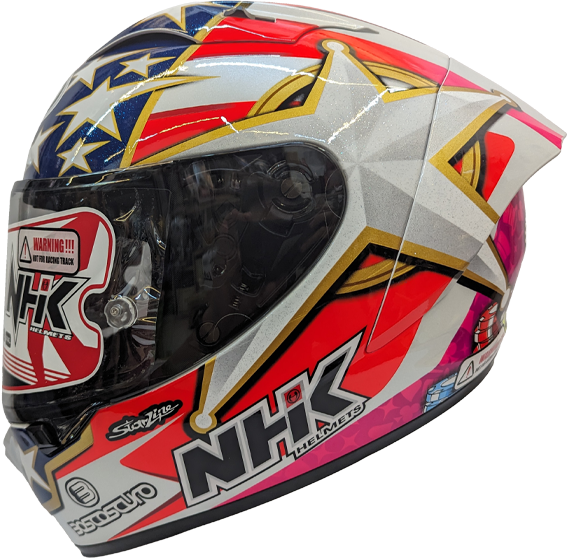 《遠古騎士》NHK GP-R Tech AL21 #7 USA 選手帽 全罩安全帽