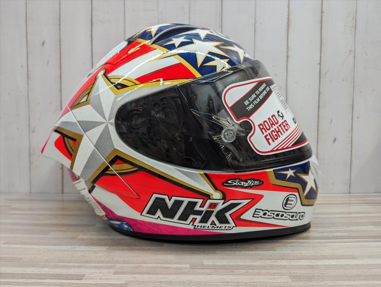 《遠古騎士》NHK GP-R Tech AL21 #7 USA 選手帽 全罩安全帽
