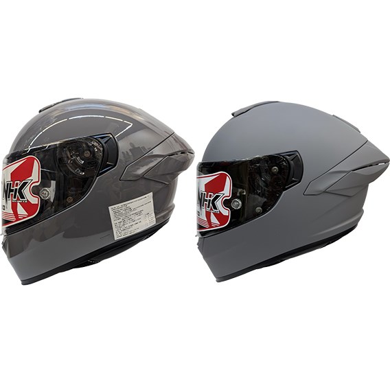 《遠古騎士》NHK K5R 素色 亮水泥灰/平水泥灰 全罩安全帽 超輕量 透氣