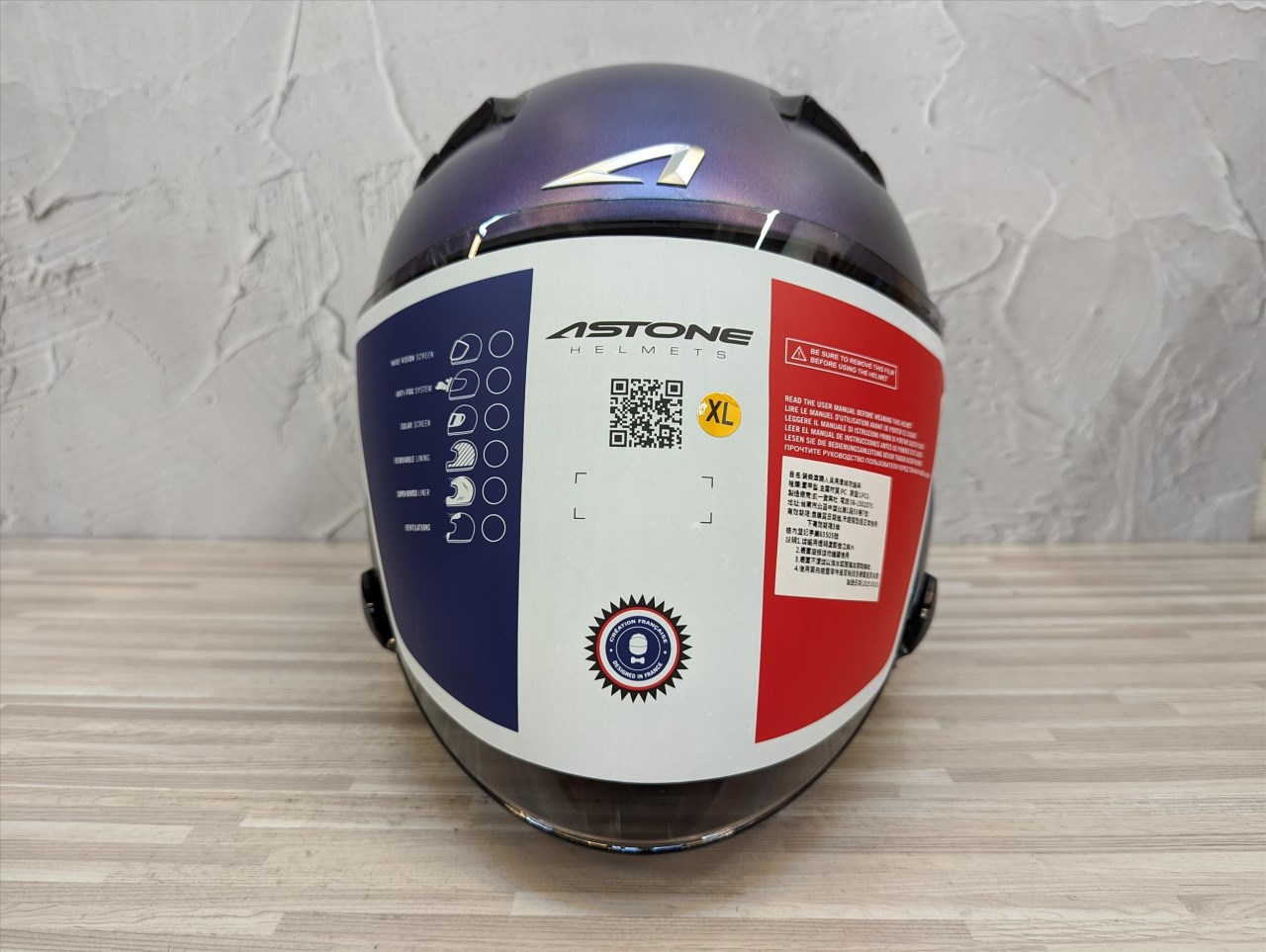 《遠古騎士》ASTONE DJS 素色 變色龍 綠紫 耳機槽 內墨片 眼鏡溝槽 半罩安全帽