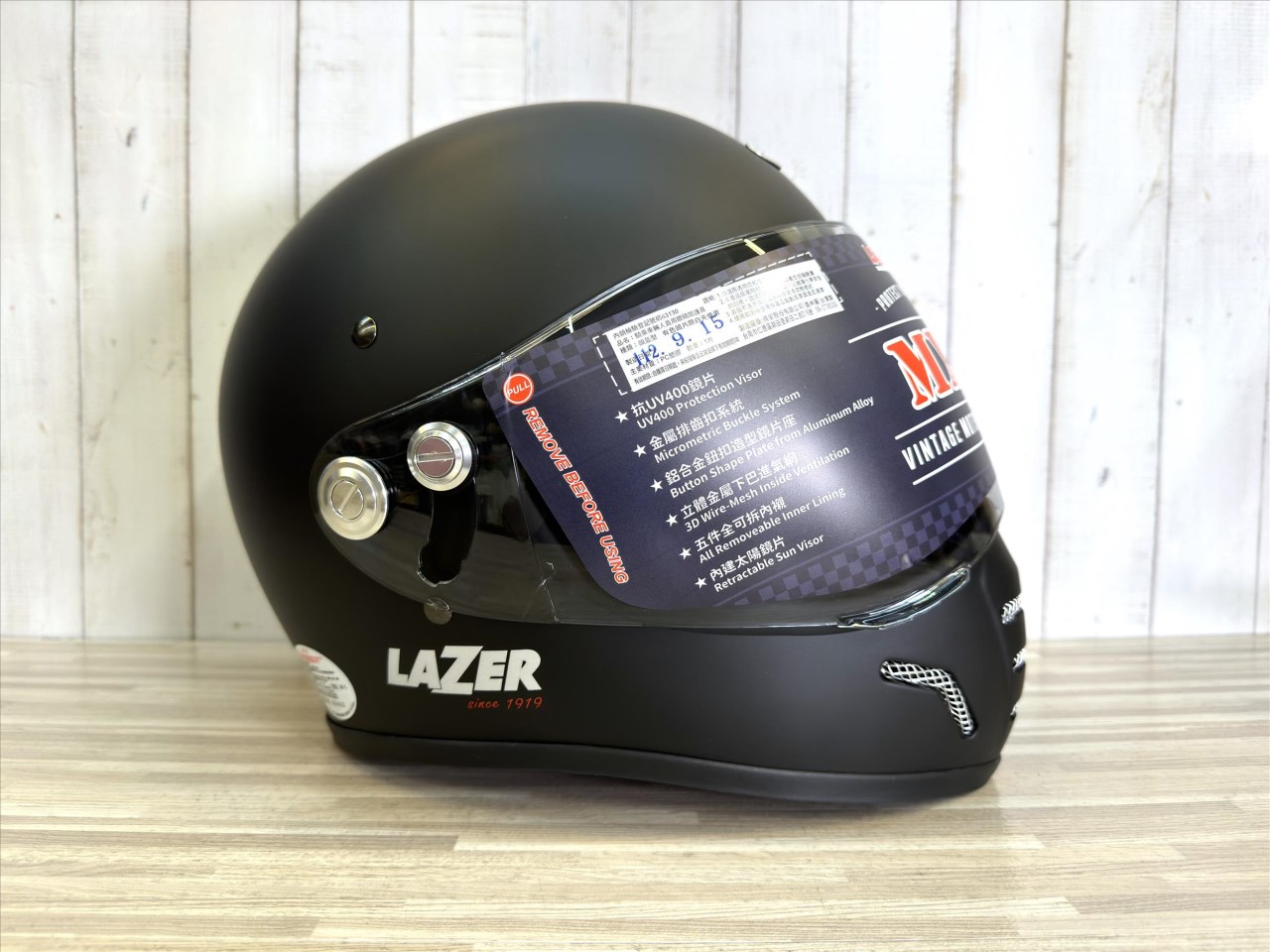 《遠古騎士》LAZER 安全帽 MX-5 素色 消光黑 全罩 山車帽 越野帽 安全帽