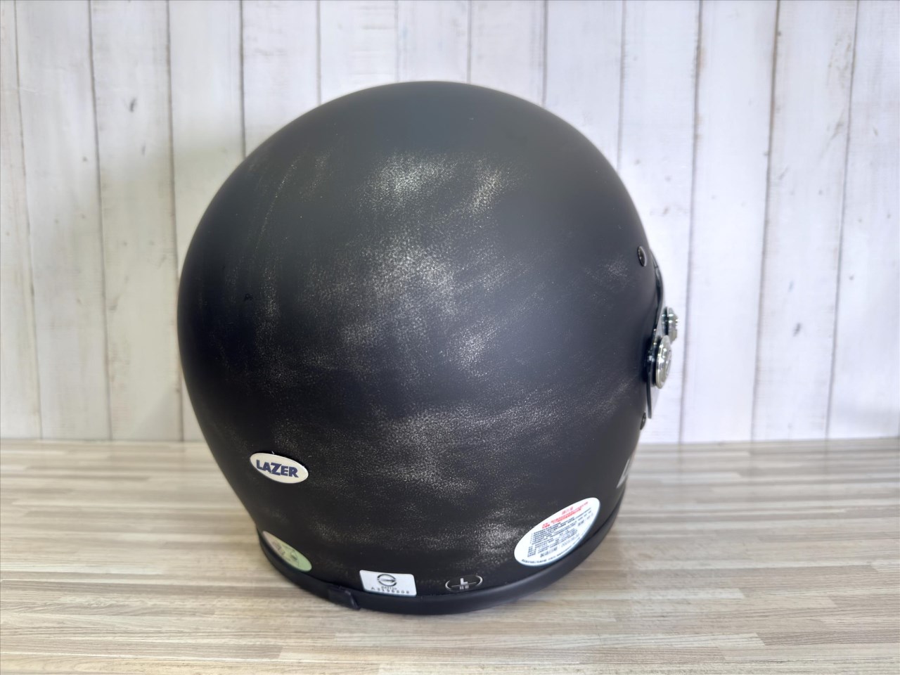 《遠古騎士》LAZER 安全帽 MX-5 素色 消光仿古黑銀 全罩 山車帽 越野帽 安全帽