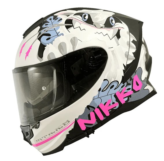 《遠古騎士》Nikko N806 II #16狂氣達菲 全罩式 內鏡片 安全帽