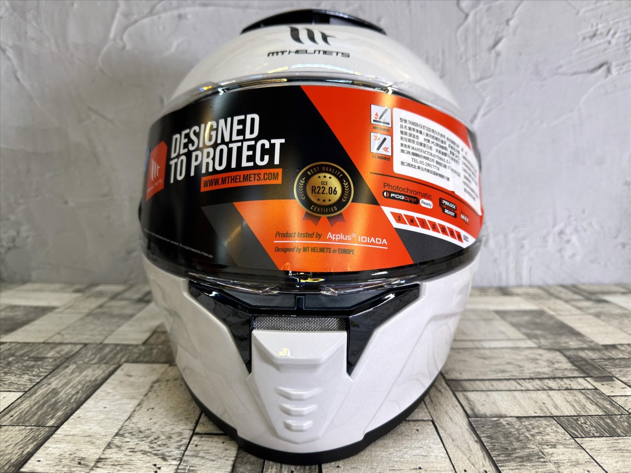 《遠古騎士》MT THUNDER 4 SV 素白 雷神4 全罩式 安全帽 排扣