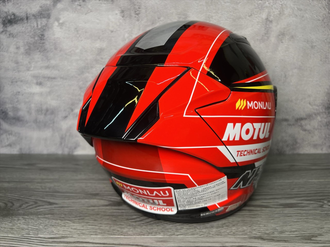 《遠古騎士》NHK S1 GP PRO MONLOU MOTUL(摩特)內藏墨片半罩式安全帽