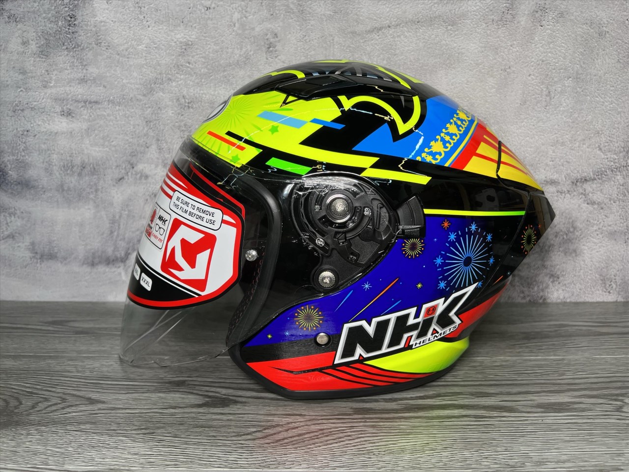 《遠古騎士》NHK S1 GP PRO IO48#3 內藏墨片半罩式安全帽