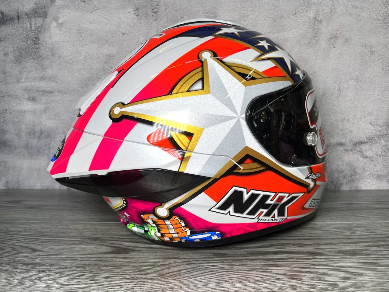 《遠古騎士》NHK K5R AL21 #7 USA 選手 全罩安全帽 超輕量 透氣