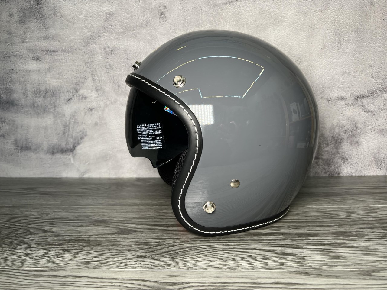 《遠古騎士》EVO CA312S / CA312 水泥灰 皮線內鏡騎士帽 安全帽