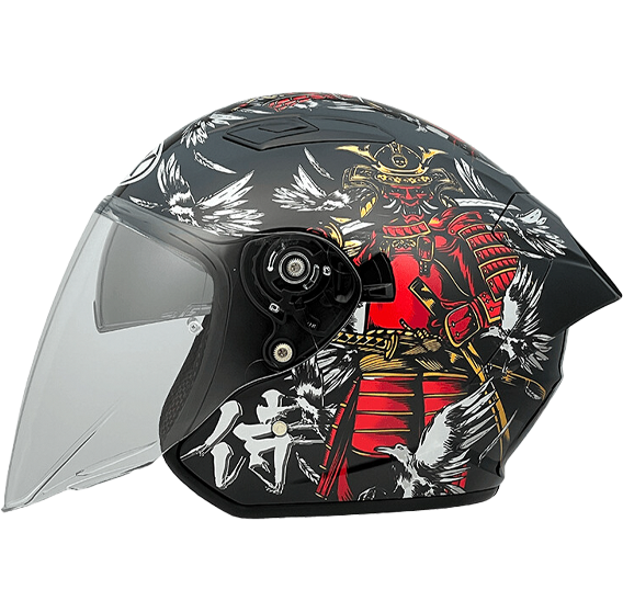《遠古騎士》NHK S1 GP PRO 盔甲 (KABUTO) 內藏墨片半罩式安全帽