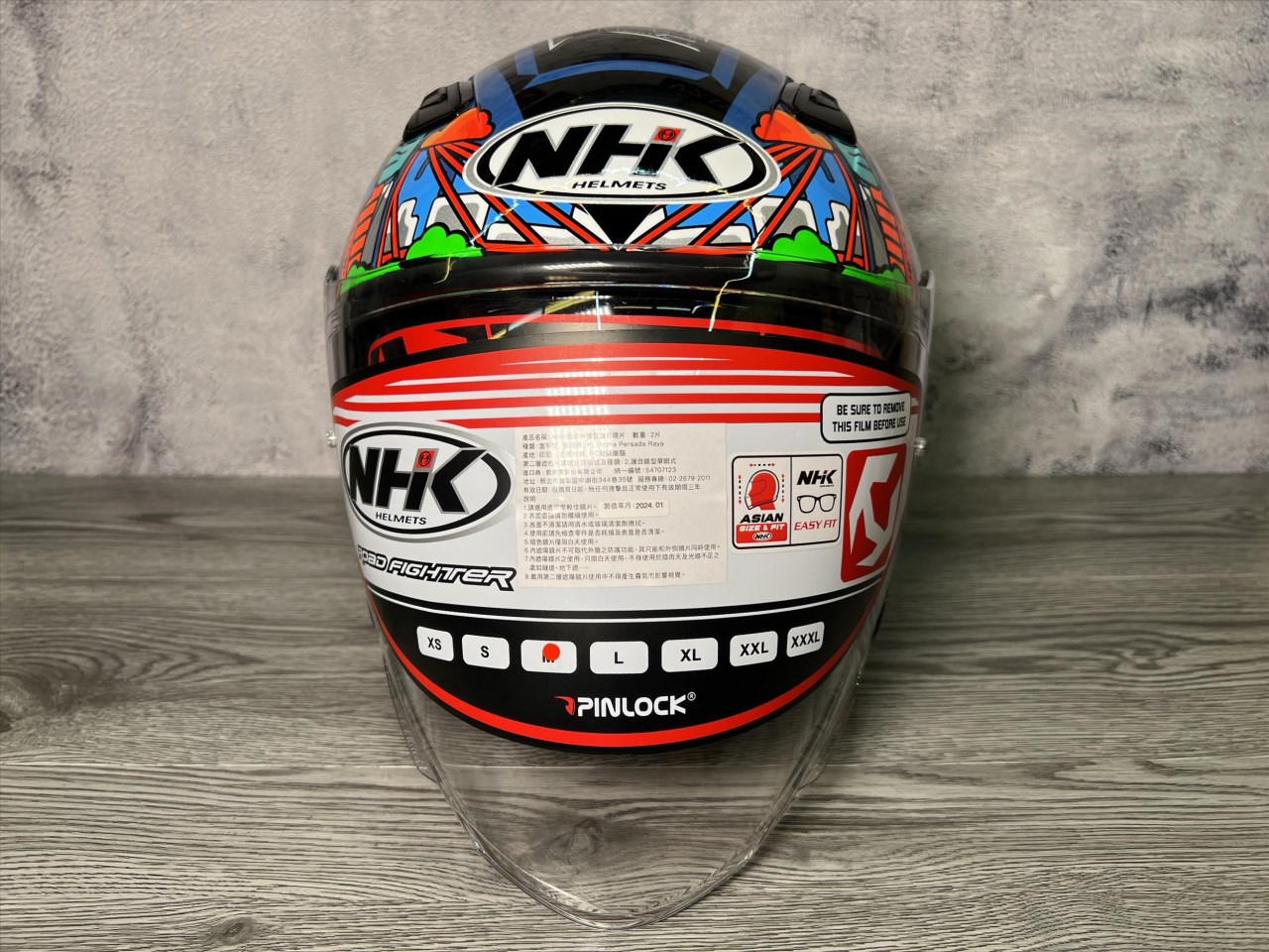 《遠古騎士》NHK S1 GP PRO BB64#6荷蘭站 內藏墨片半罩式安全帽