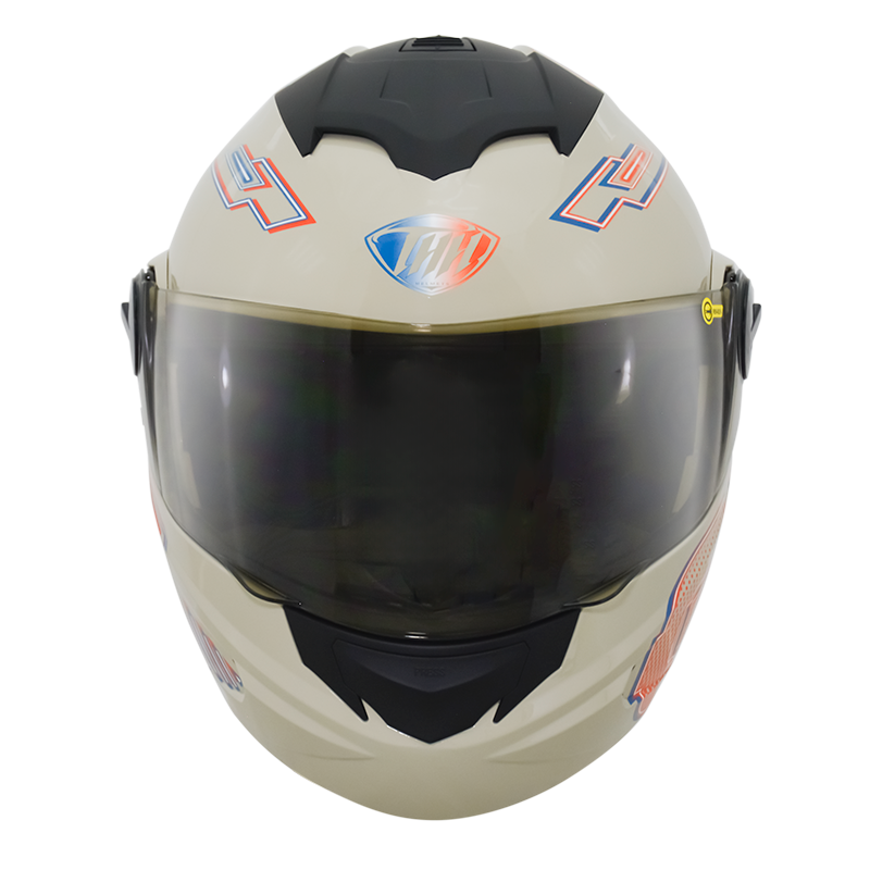 《遠古騎士》THH T-797N SPORTS 電競 沙色/橘深藍 內墨鏡 可樂帽 安全帽 全可拆