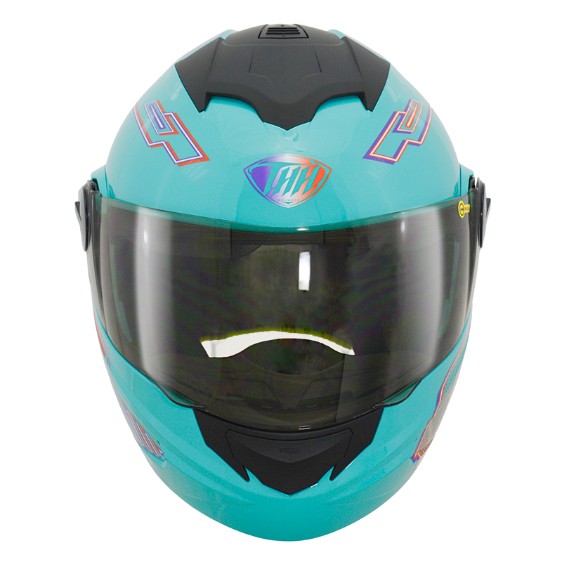 《遠古騎士》THH T-797N SPORTS 電競 藍綠/橘紫 內墨鏡 可樂帽 安全帽 全可拆