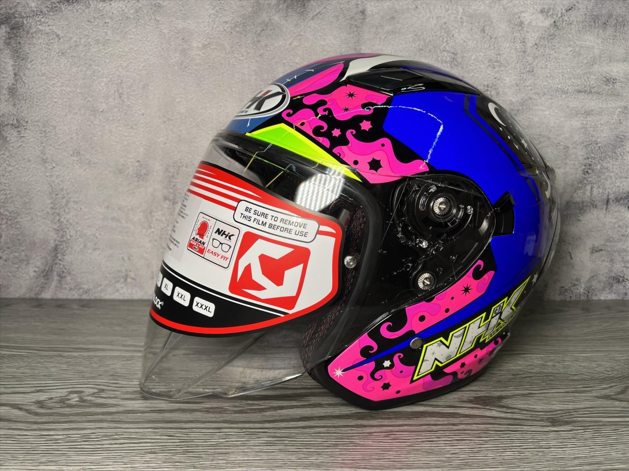 《遠古騎士》NHK S1 GP PRO AL21#3 內藏墨片半罩式安全帽