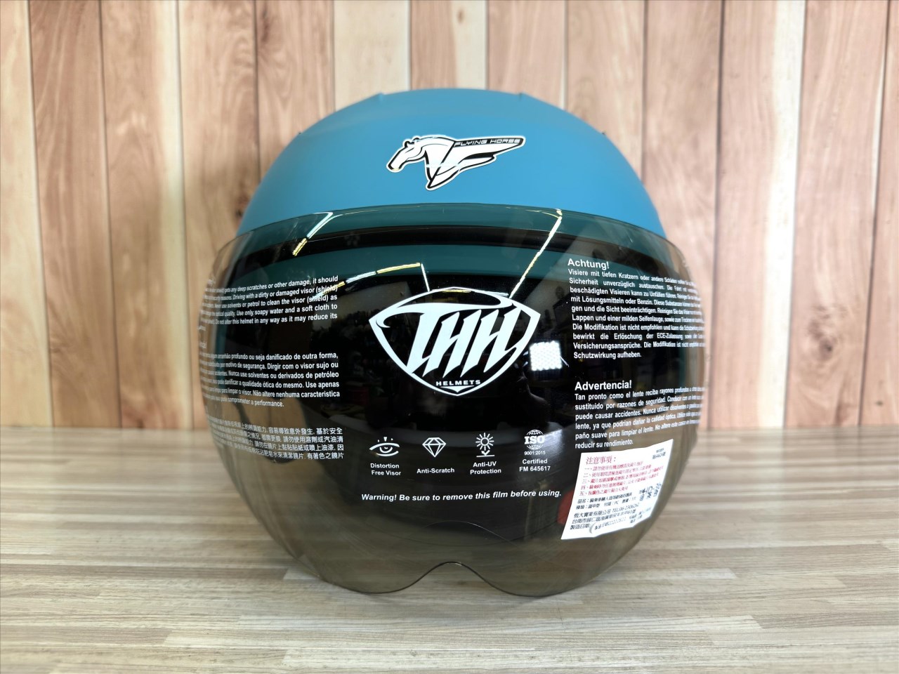 《遠古騎士》THH FH240S 平光湖水綠 安全帽