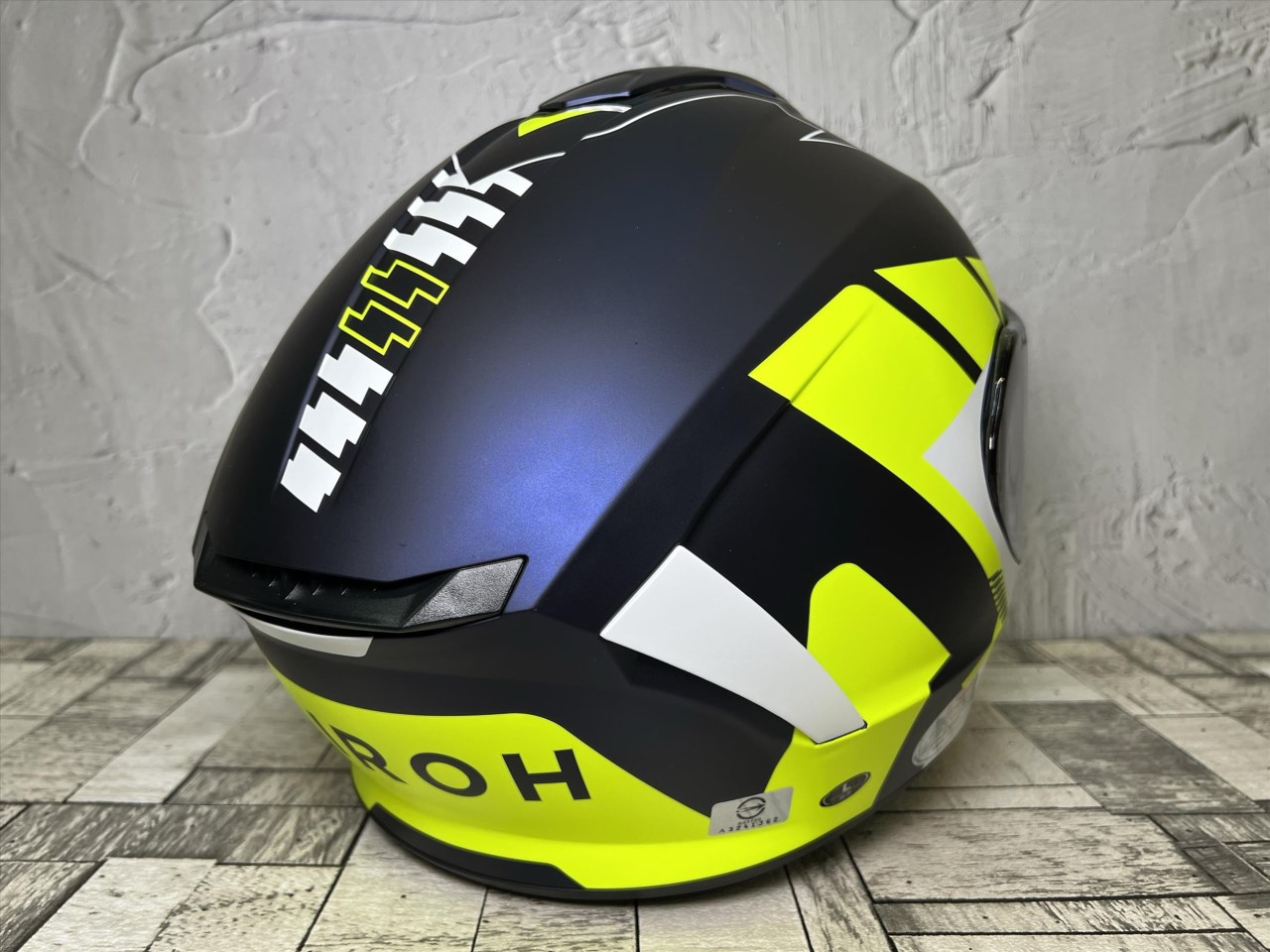 《遠古騎士》AIROH 義大利 SPARK #8 消光藍黃 全罩帽 安全帽