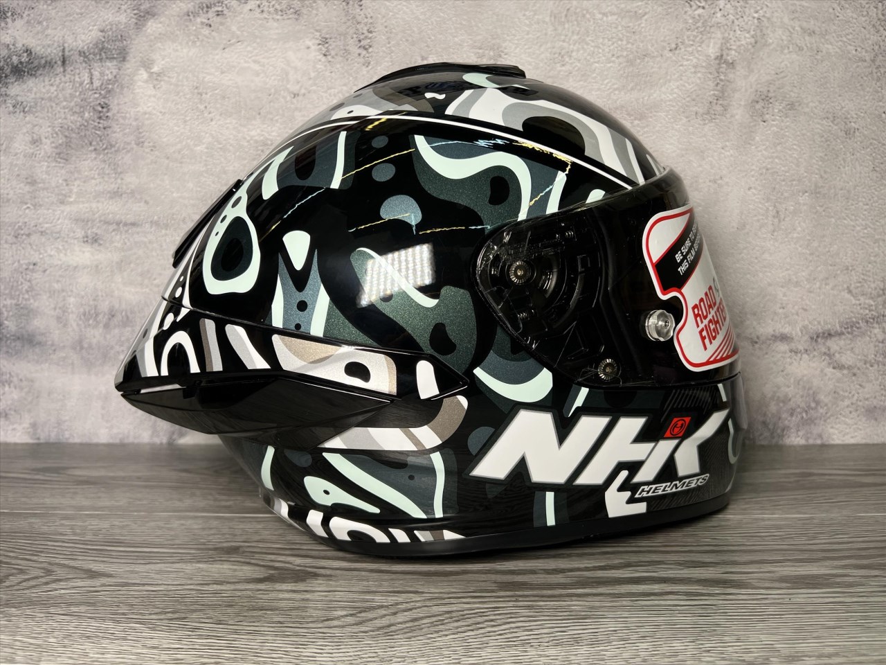 《遠古騎士》NHK K5R 星雲 NEBULA 黑湖水綠 全罩安全帽 超輕量 透氣