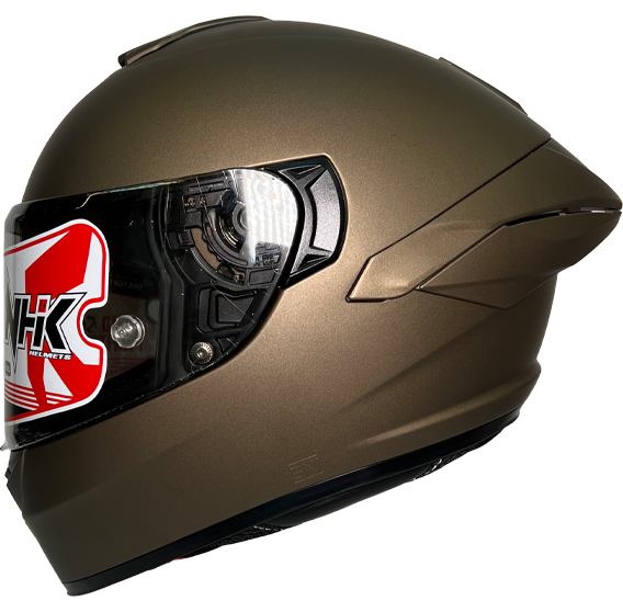 《遠古騎士》NHK K5R 素色 消光古銅 全罩安全帽 超輕量 透氣