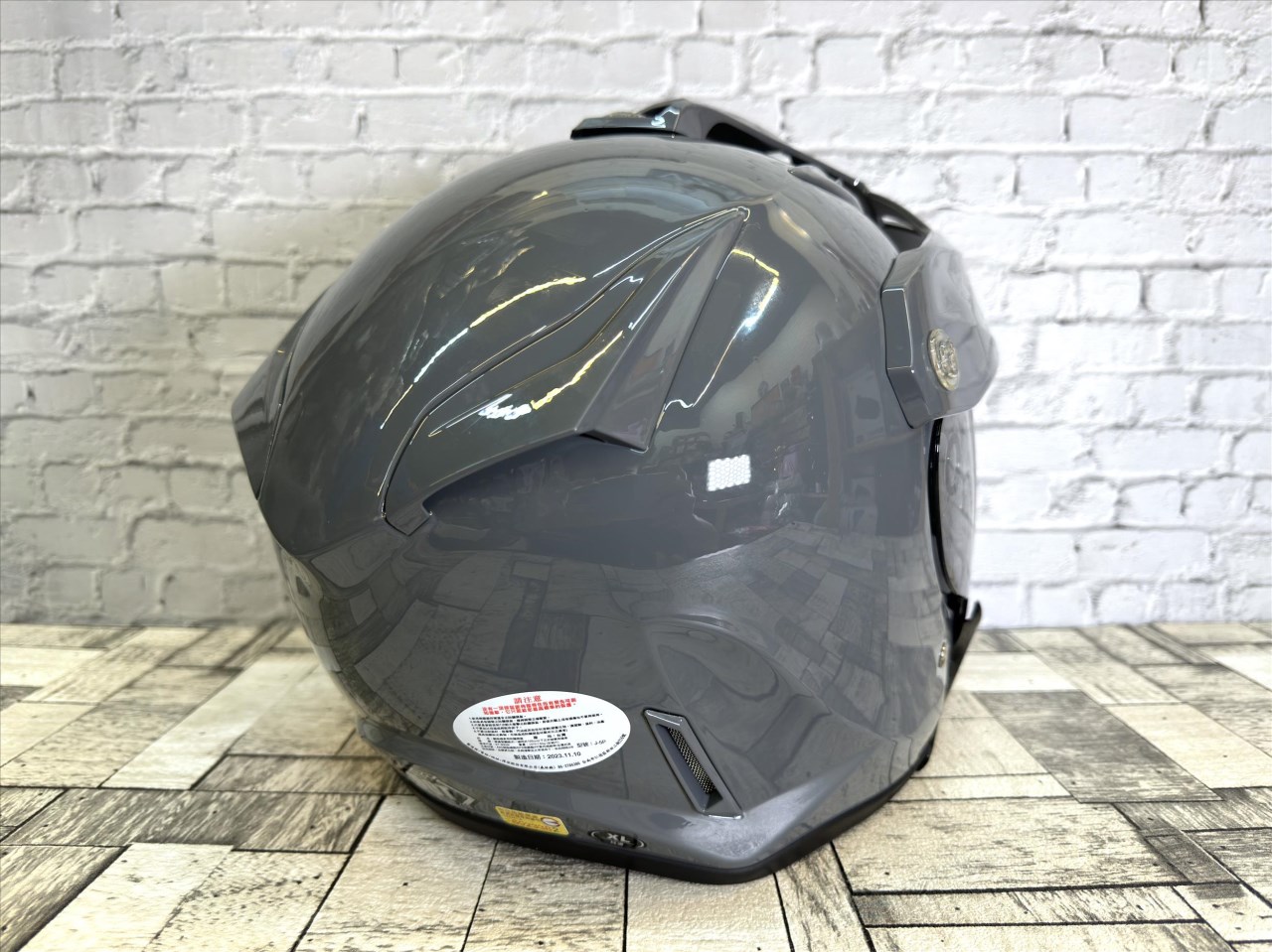 《遠古騎士》M2R J-5P 水泥灰 素色款 半罩式 安全帽 內含墨鏡