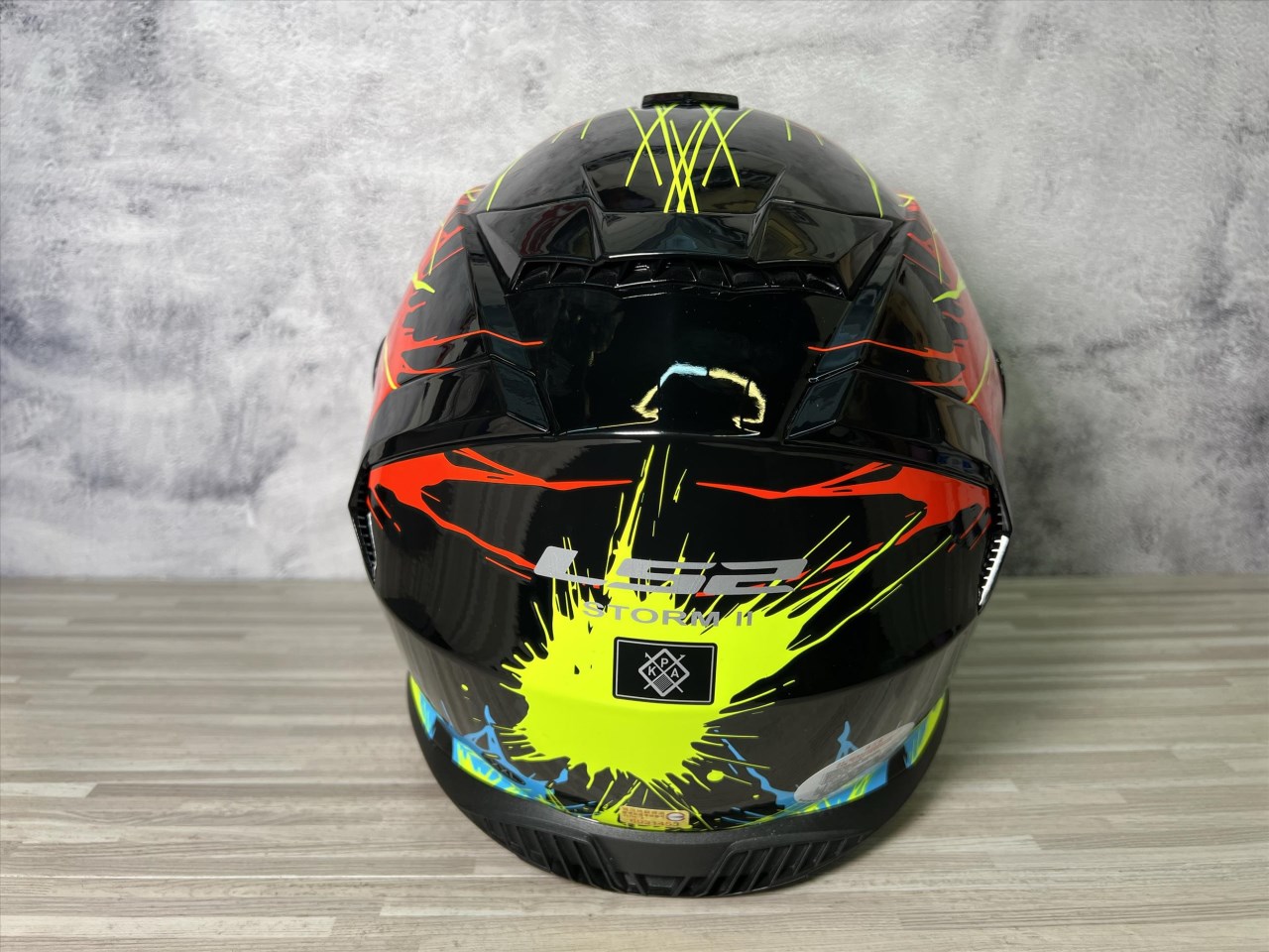 《遠古騎士》LS2 FF800 STORM-II DROP 黑黃紅 內墨鏡 全罩安全帽