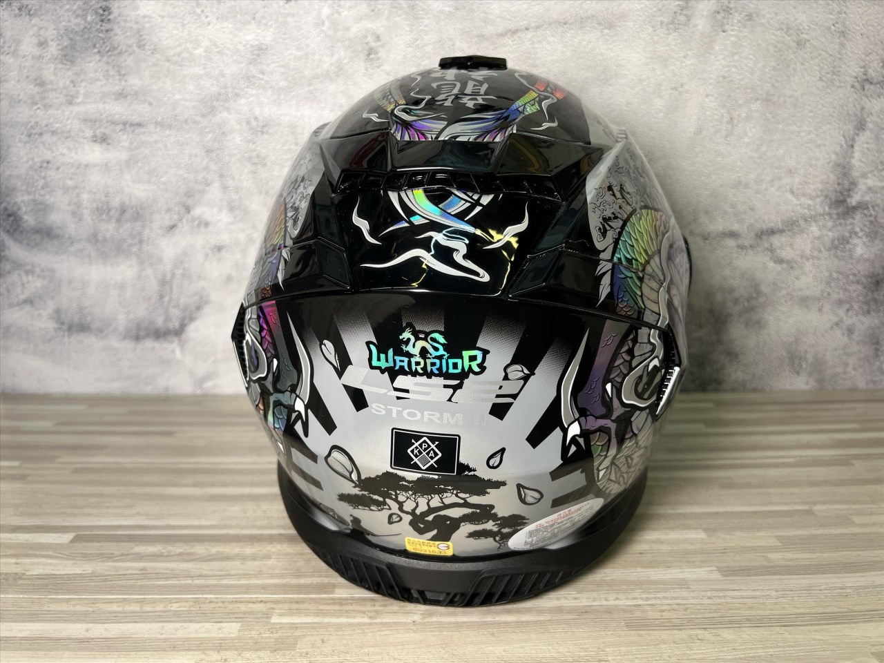 《遠古騎士》LS2 FF800 STORM-II 龍神 黑/銀 內墨鏡 全罩安全帽