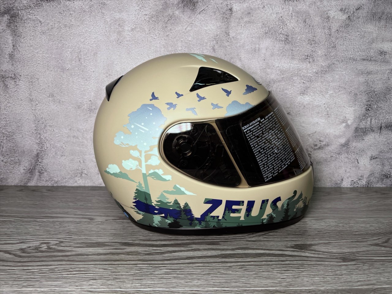《遠古騎士》瑞獅 ZEUS 2000C F63 消光土黃 全罩 安全帽 超輕量化 內襯全可拆