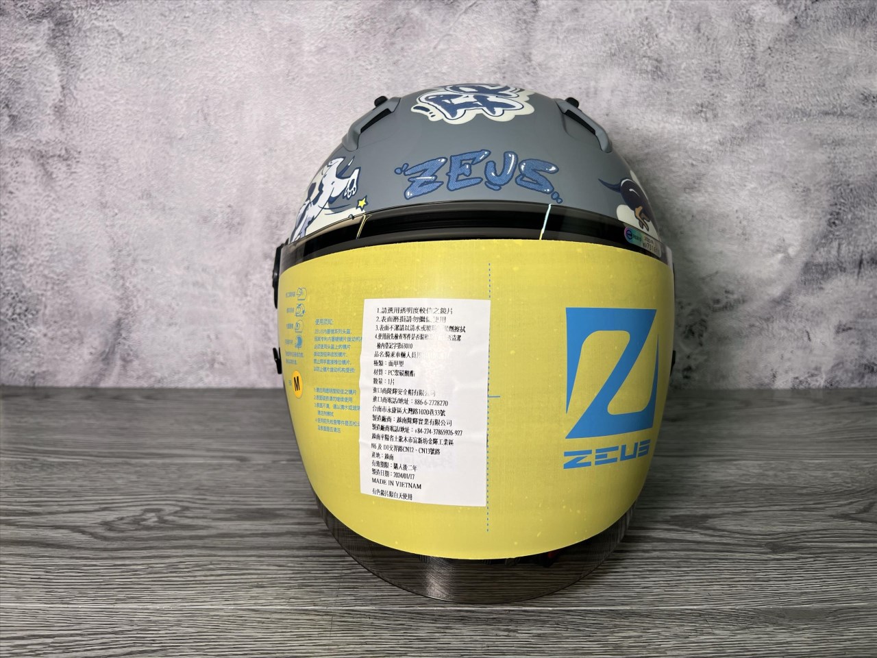 《遠古騎士》瑞獅 ZEUS 213 AX7 消光水泥灰 半罩安全帽 內襯全可拆 ZS213