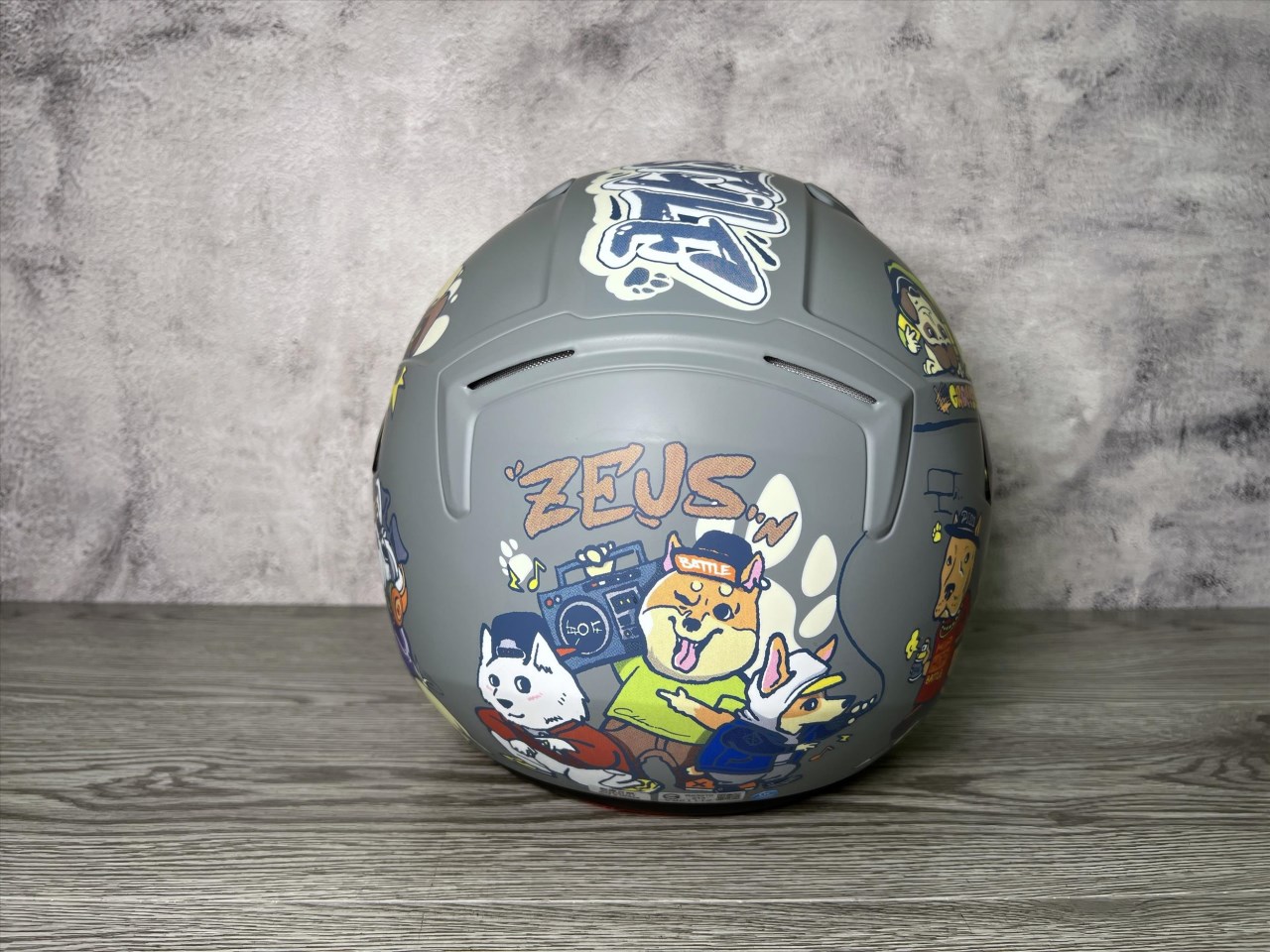 《遠古騎士》瑞獅 ZEUS 213 AX7 消光水泥灰 半罩安全帽 內襯全可拆 ZS213