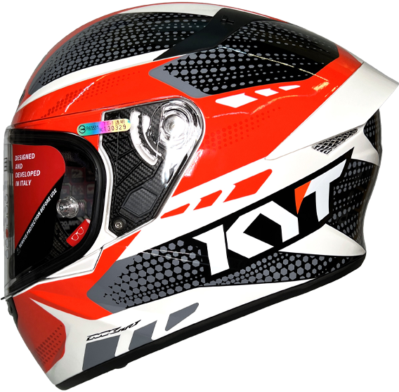 《遠古騎士》KYT TT-COURS TTC #G 黑紅 金屬排齒扣 TTC 全罩 安全帽