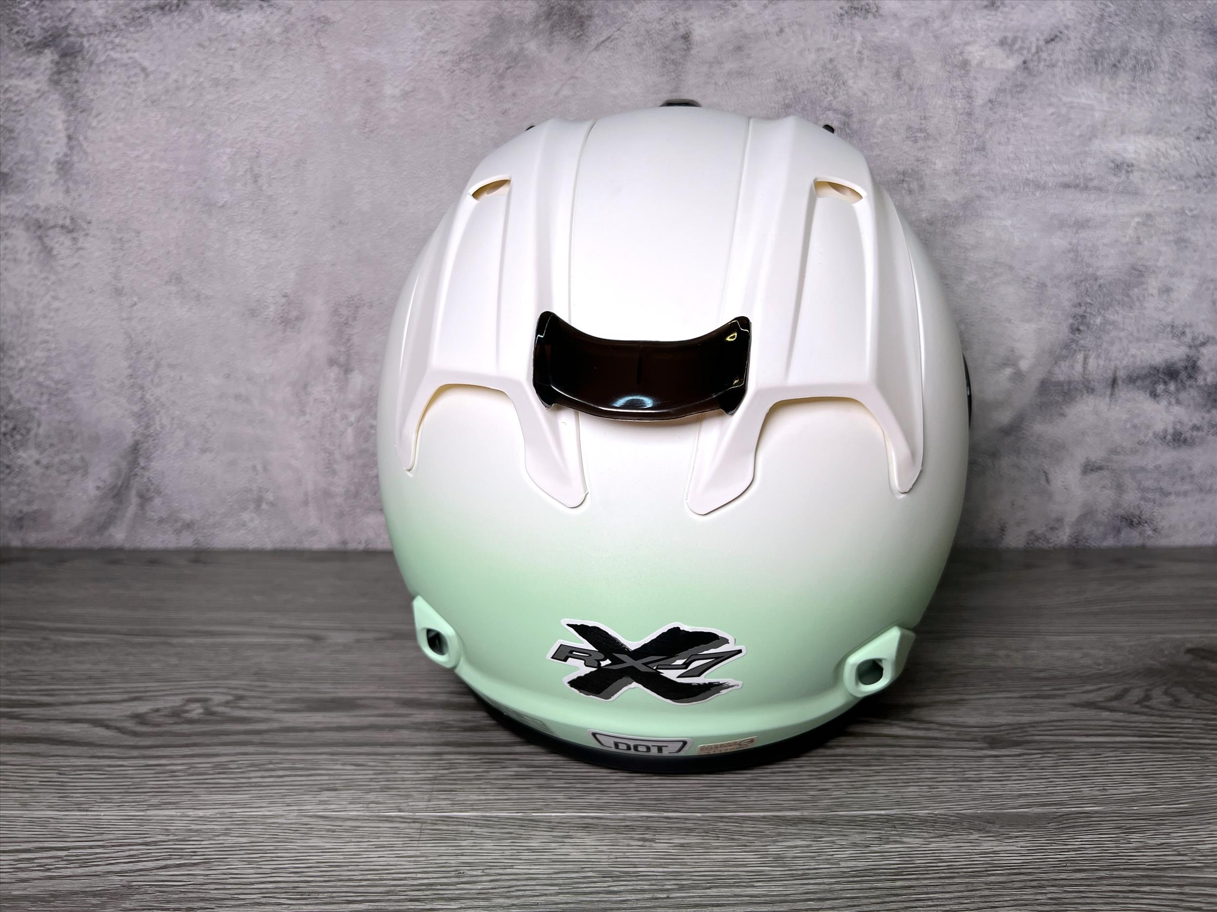 《遠古騎士》CBR S-90 RX-7 雙色 平白淺綠 漸層 R帽 雙D安全帽