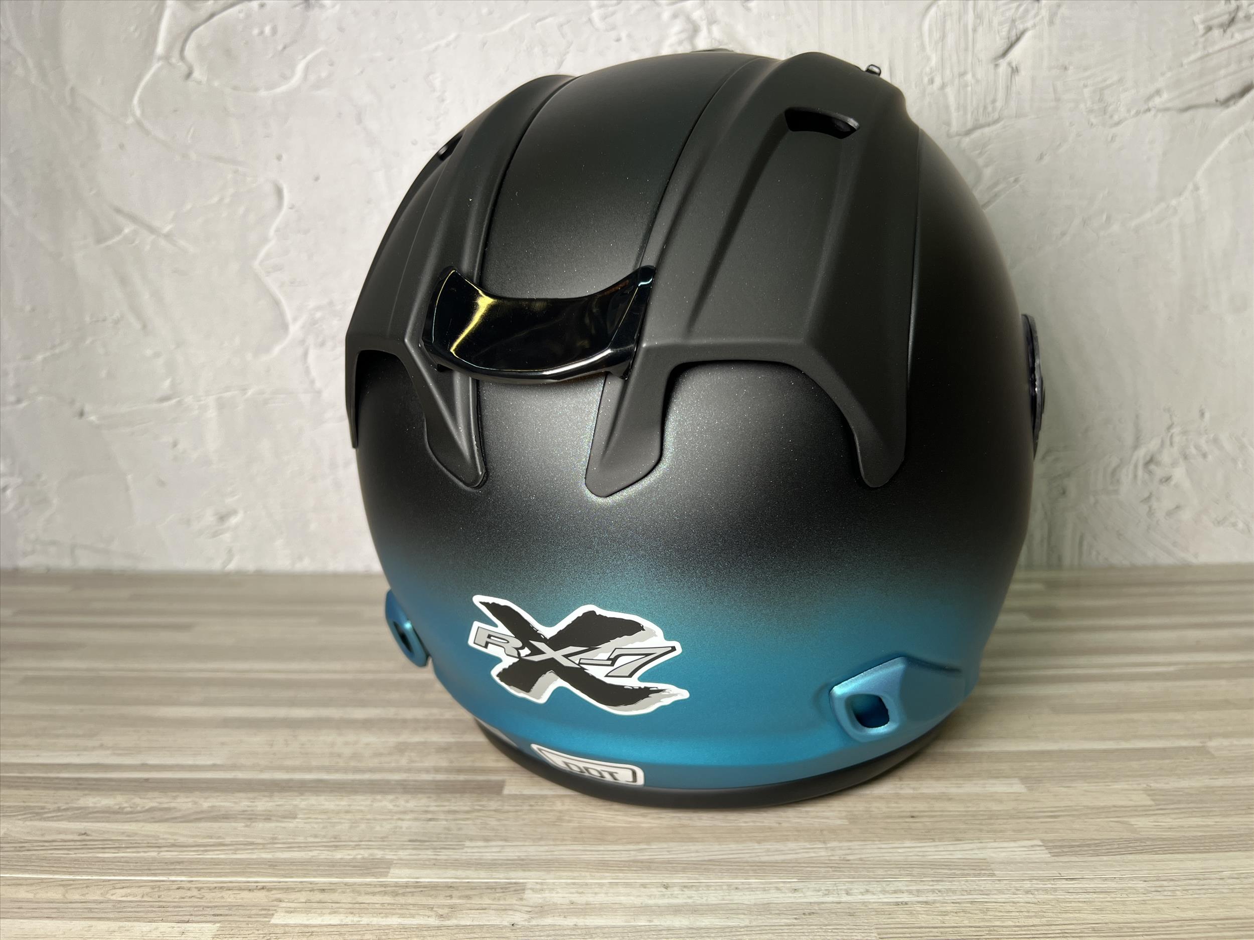 《遠古騎士》CBR S-90 RX-7 雙色 平黑銀青 漸層 R帽 雙D安全帽