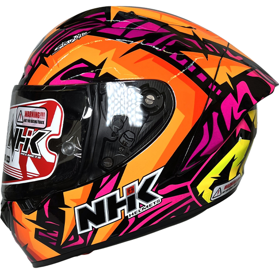 《遠古騎士》NHK GP-R Tech IO48 #4 (Ivan Ortola) 選手帽 全罩安全帽