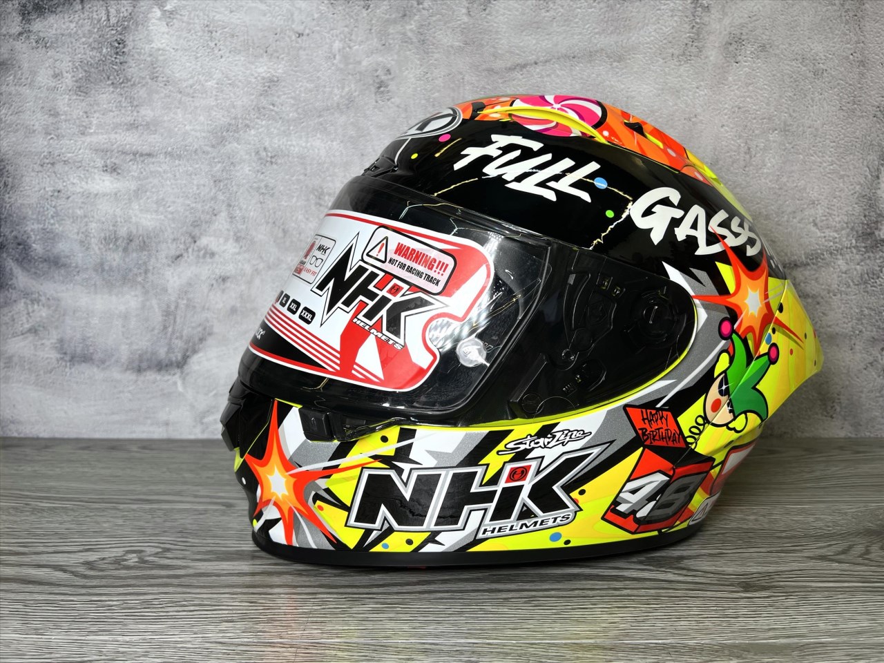 《遠古騎士》NHK GP-R Tech IO48#5 生日限量版 選手帽 全罩安全帽
