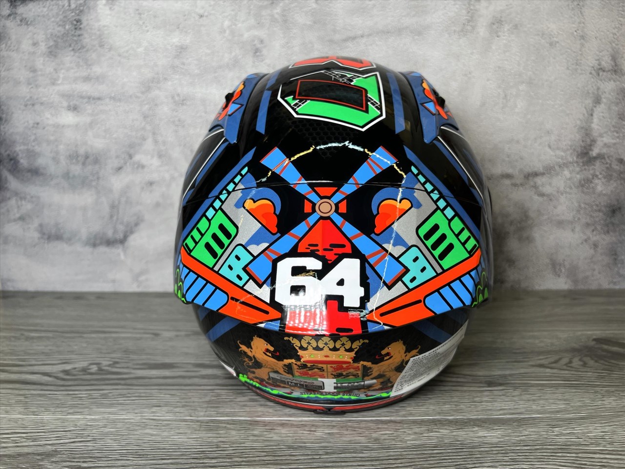 《遠古騎士》NHK GP-R Tech BB64 #6 荷蘭站 選手帽 全罩安全帽
