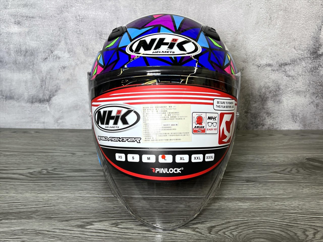 《遠古騎士》NHK S1 GP PRO AP18 (Angel Piqueras)內藏墨片半罩式安全帽