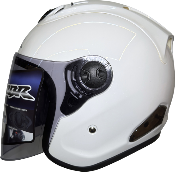《遠古騎士》CBR S-90 RX-7 素色 白色 R帽 雙D安全帽